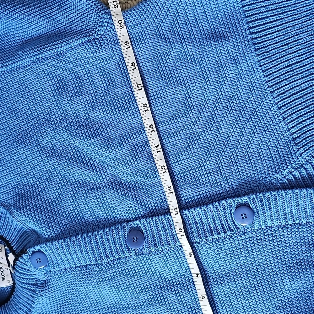 NWT Block Shop Textiles X L'Envers Hilma Cardigan Bluebird Medium - Picture 4 of 4